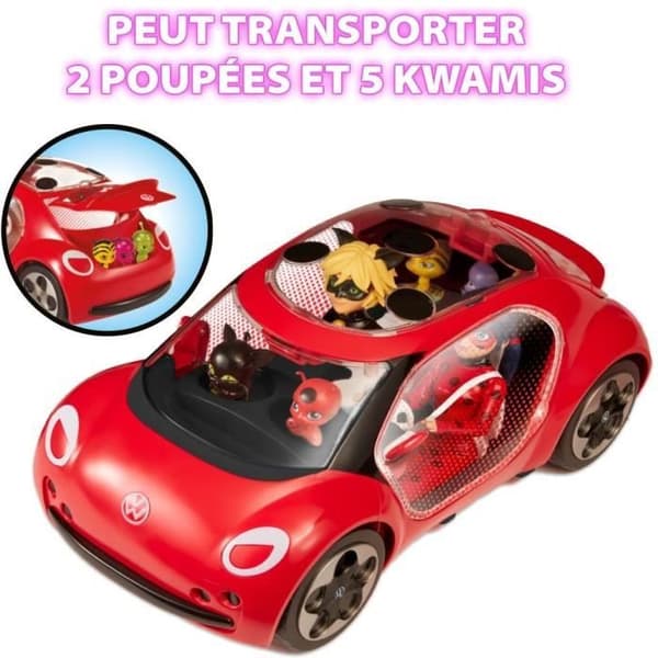 Miraculous Ladybug Car - Ladybugs Volkswagen e-Beetle - Bandai
