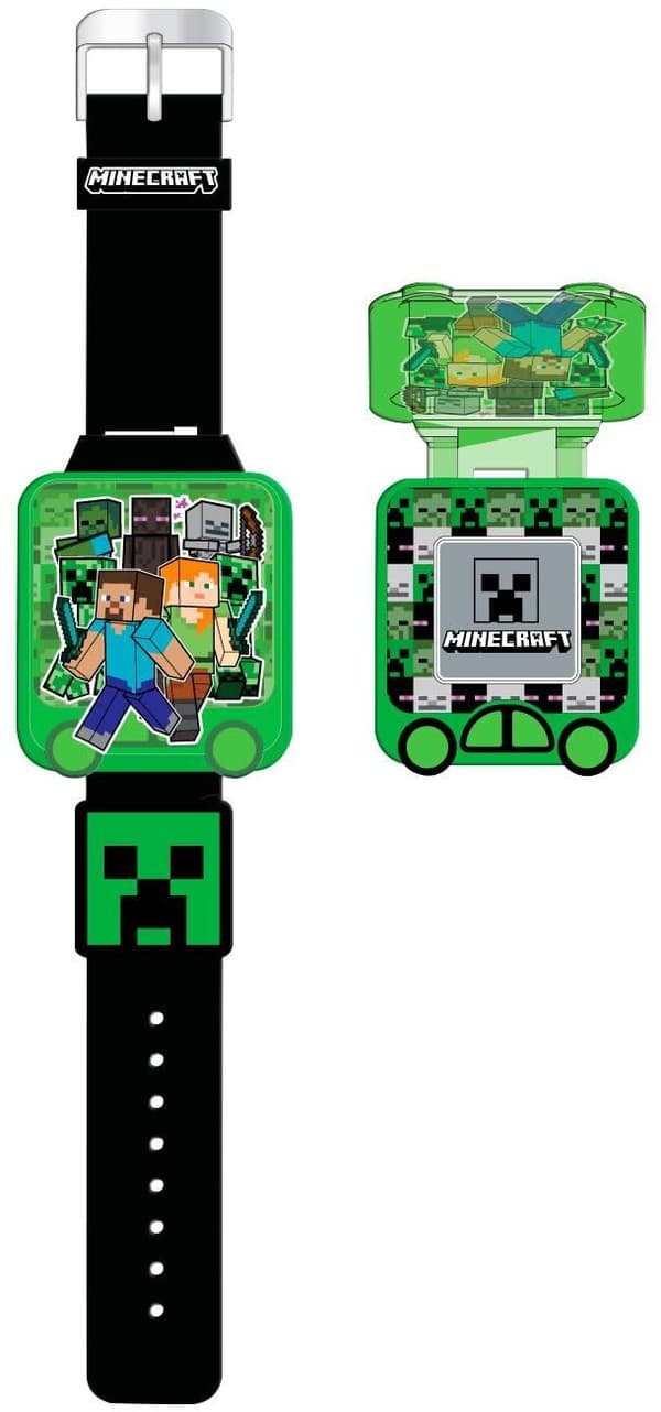 Pedagogisk klocka med Minecraft-spel - BARNLICENSERING - MIN4148