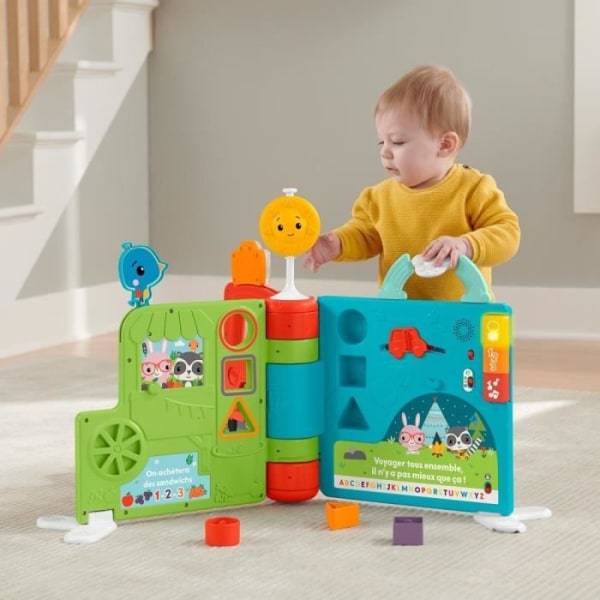 Fisher -Price My Big Scalable Activity Book, Electronic Activity Toy &amp; Activity Center - Från 6 månader