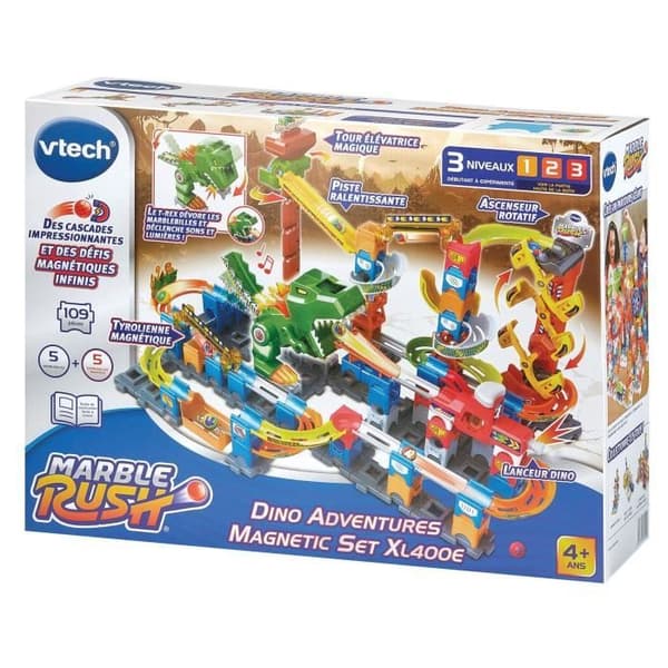VTECH MARBLE RUSH - DINO ADVENTURES MAGNETSET XL400E