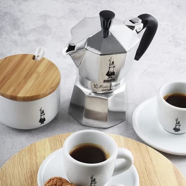 Italiensk kaffebryggare Bialetti - Moka Express - Aluminium - 4 koppar