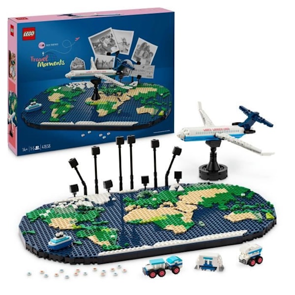 LEGO Family 41838 Reseminnen - Världskarta - Present till resenärer