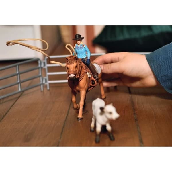 Schleich - Cowboy Team och deras lassos - 42577 - Farm World Range