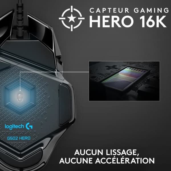 Logitech G502 HERO Gaming Mouse
