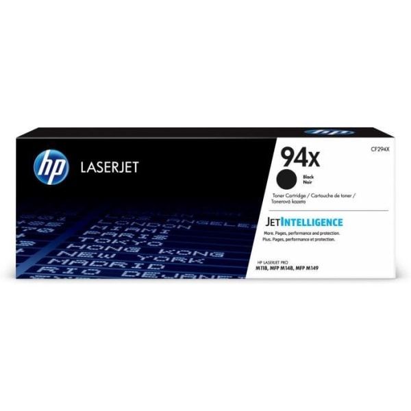 HP 94X tonerkassett - Svart - Laser - 2800 sidor - 1 kartong