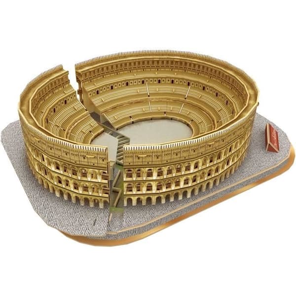 3D Light-Up-pussel - Colosseum - Byggspel - EXPLORA - 131 bitar - Ålder 8+