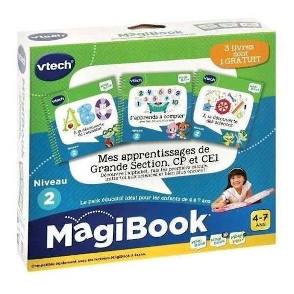 VTECH - MAGIBOOK - Mitt lärande i Grande Section, CP och CE1