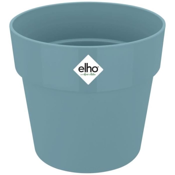 ELHO B.for Original rund blomkruka 25 - Blå - Ø 25 x H 23 cm - inredning - 100% återvunnen