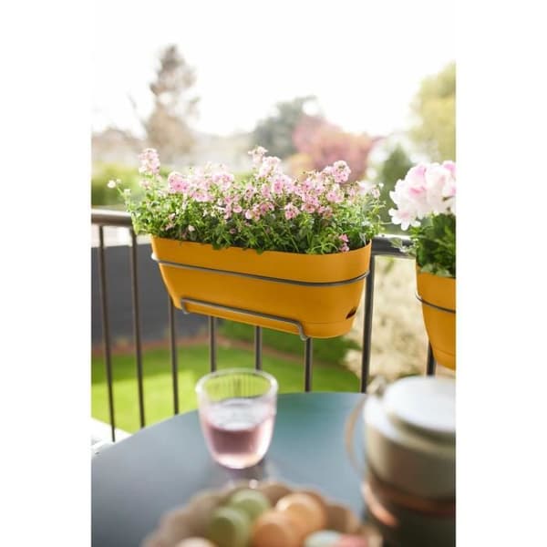 Vibia Rectangle Planter - Plast - Tank - Ø50 - Gul honung
