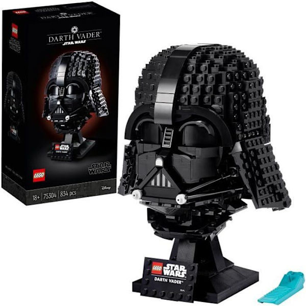 LEGO Star Wars  75304 Darth Vader  hjälm, byggnadsuppsättning för vuxna, samlingsmodell, presentidé