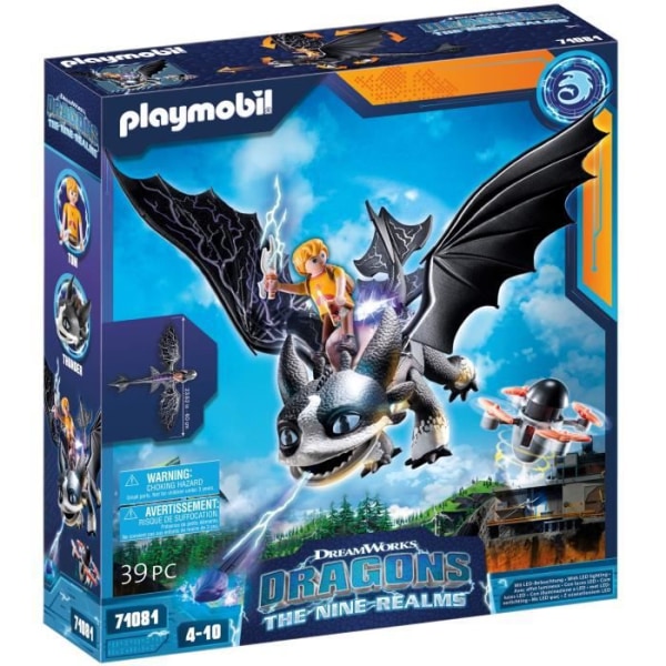 Playmobil - 71081 - Dragons Nine Realms: Thunder & Tom