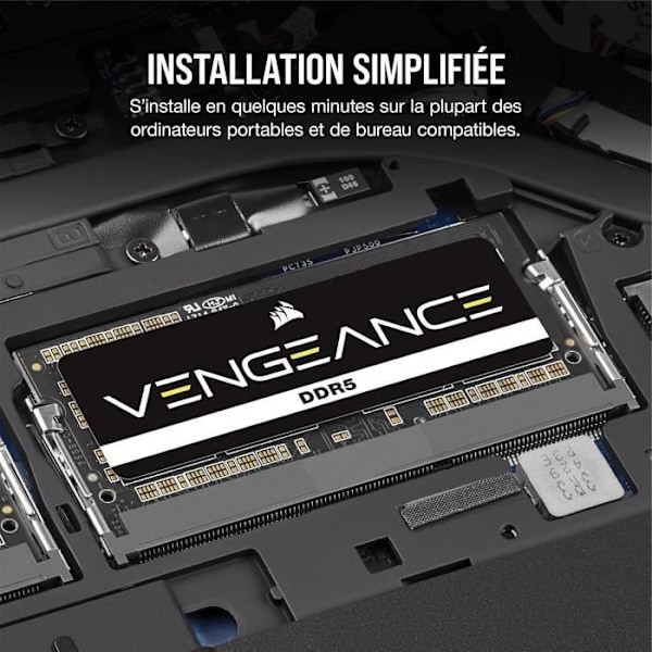 SO-DIMM RAM - Corsair - Vengeance - 16 GB - 5200 MHz - CL44