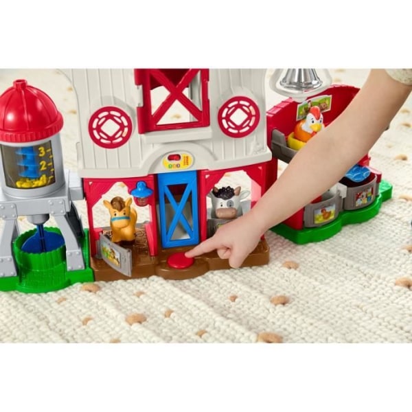 Fisher-Price - Little People Farm - Pedagogisk leksak för spädbarn 12 månader - GXF15