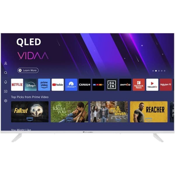 UHD QLED LED-TV - CONTINENTAL EDISON - CELED43SVQLB26B7 - 43" (108 cm) - 3xHDMI, 2xUSB - Vit