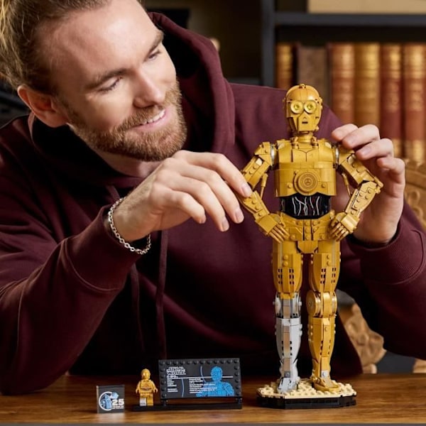 LEGO Star Wars 75398 C-3PO - Byggbar droidminifigur - modellsats för vuxna
