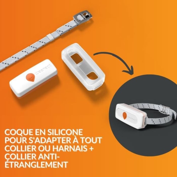 GPS Tracker för chatt - Weenect XS (White Edition 2023)