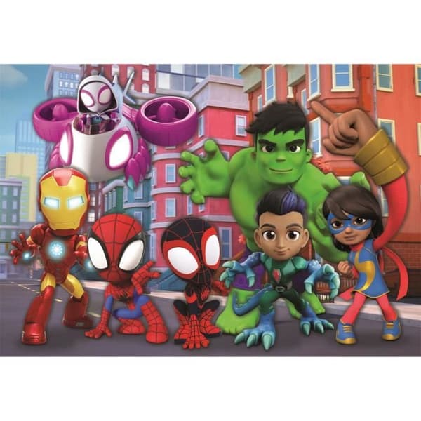CLEMENTONI - 24 bitar Maxi - Spidey och hans fantastiska vänner