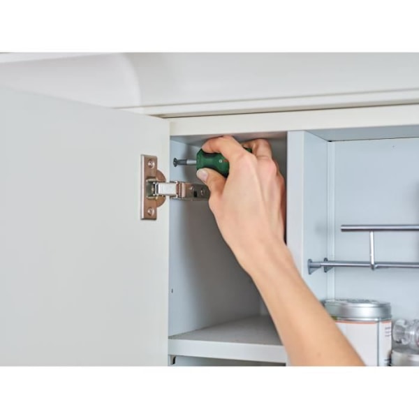 Bosch Set med 4 korta skruvmejslar (kompakt för skruvning i trånga utrymmen, magnetisk spets)
