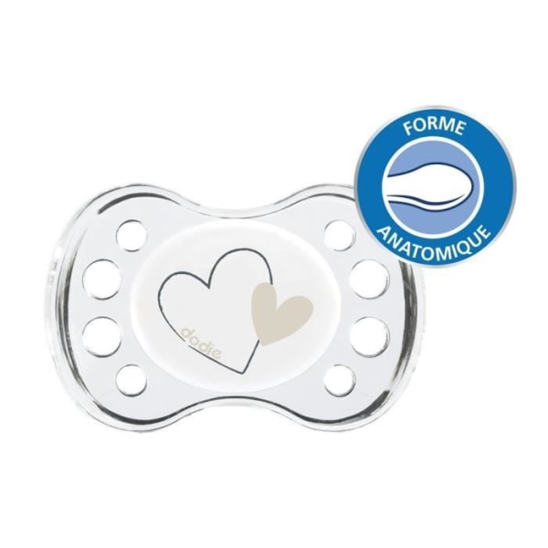DODIE - Sensation + flaskuppsättning - glas (1 flaska 150 ml - 2 flaskor 270 ml - 1 napp 0-2 månader)