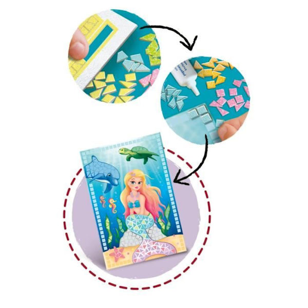 Ravensburger - Sjöjungfrumosaik - Från 7 år