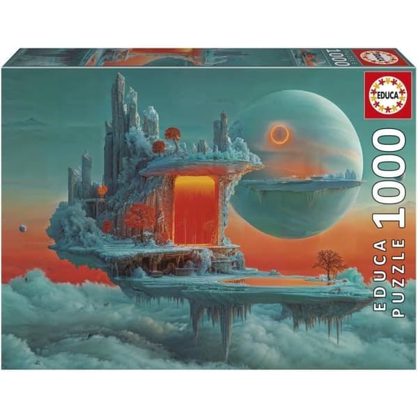 Pussel - EDUCA - Planeten Eld och Is - 1000 bitar - 48 x 68 cm - från 12 år