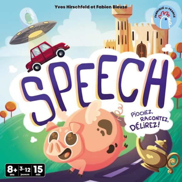 Tal - Asmodee - Uppfinn en berättelse - 4 spellägen - 15 minuter - Ålder 8 och uppåt