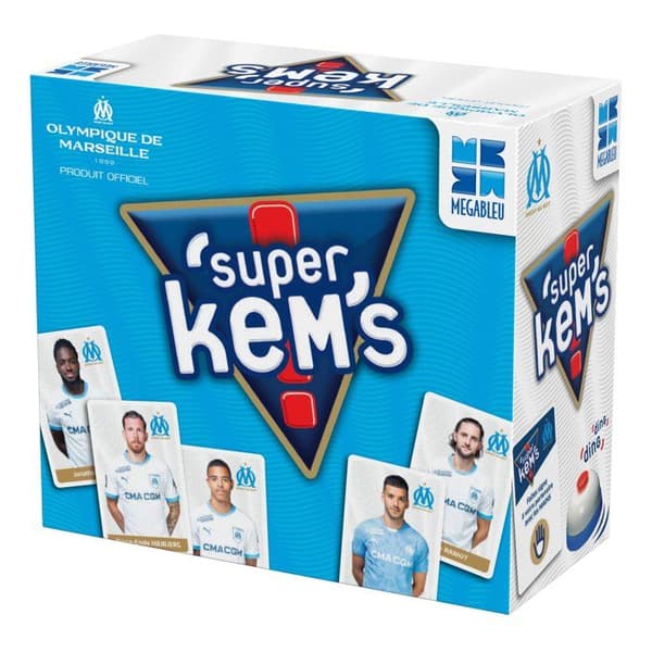 Super Kems Olympique de Marseille - Brädspel - MEGABLEU - Ålder 6+