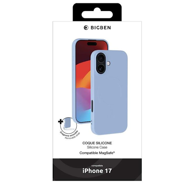 MagSafe-skal - iPhone 17 - Silikon - Himmelsblå