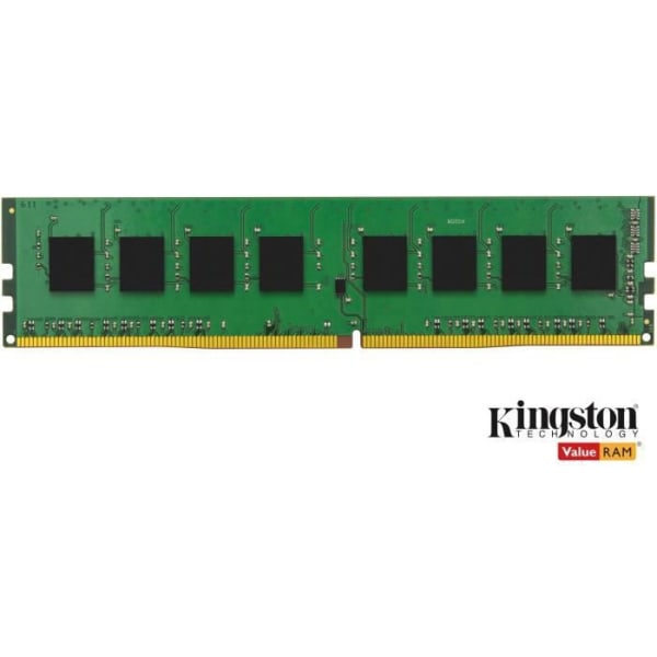 KINGSTON ValueRAM RAM-modul - 4 GB - DDR4-2666 / PC4-21300 DDR4 SDRAM - CL19 - 1,20 V - Icke-ECC - Icke buffrat - 288-stift
