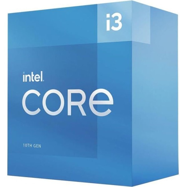 INTEL - Intel Core i3-10105-processor - 4 kärnor / 4,4 GHz - Uttag 1200 - 65W