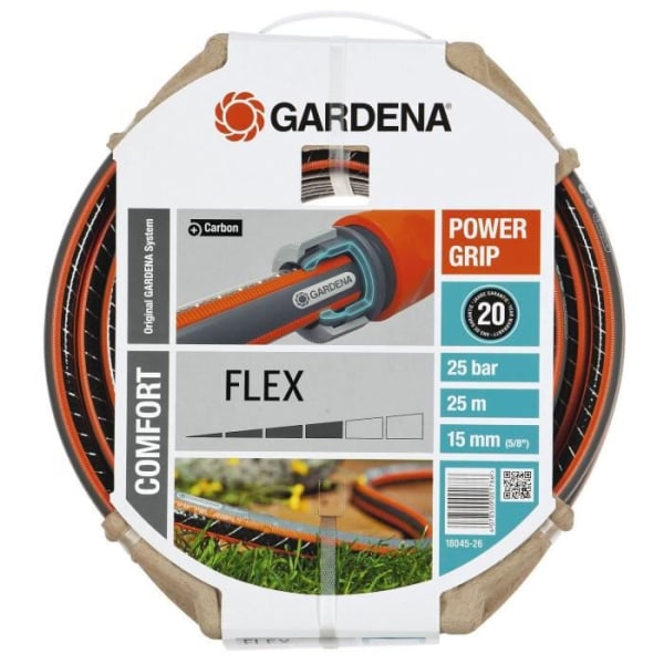 GARDENA Trädgårdsslang Flex 25m Ø15 mm