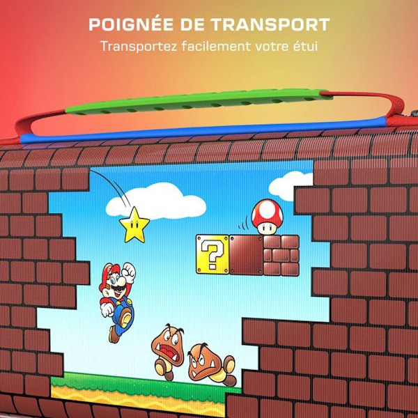 PlayTrek Resefodral - Turtle Beach - Mario Bricks - Nintendo Switch 2