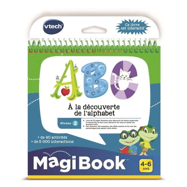 VTECH - Magibook Interactive Book - ABC, en La Découverte De L'Alphabet