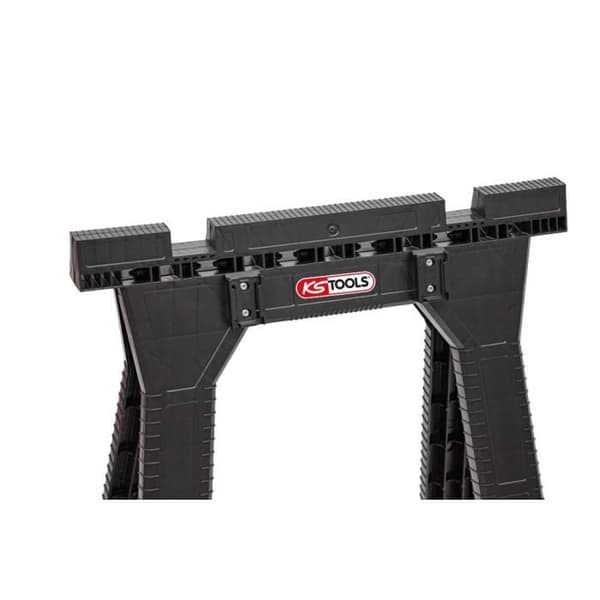 Bockar - KS TOOLS - 850.0390F - Hopfällbara bockar för SCM-låda - Arbetsbänksbockar - Hopfällbar bock