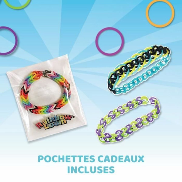 Rainbow Loom Original - Bandai - Vävstol med 600 resårer - CD00001