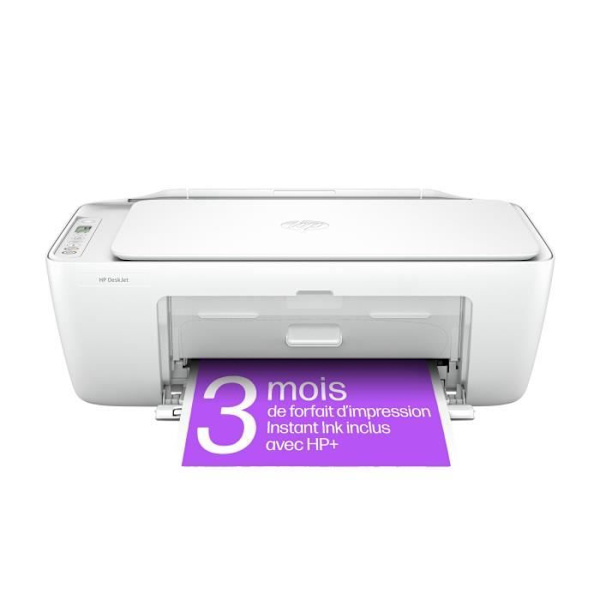 HP DeskJet 2810e Allt-i-ett-färgskrivare med bläckstråleteknik - 3 månaders direktbläck ingår i HP+ Vit