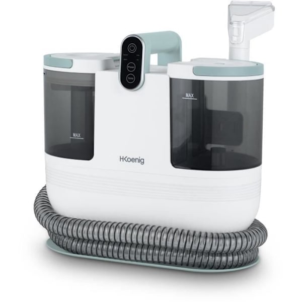 Varmvatten textilrengöring - HKoeNIG TWT88 - 1600 ml - 290 ml/min - 1200 W - Vit