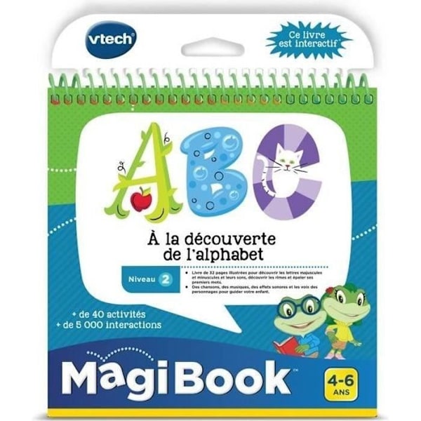 VTECH - Magibook Interactive Book - ABC, en La Découverte De L'Alphabet