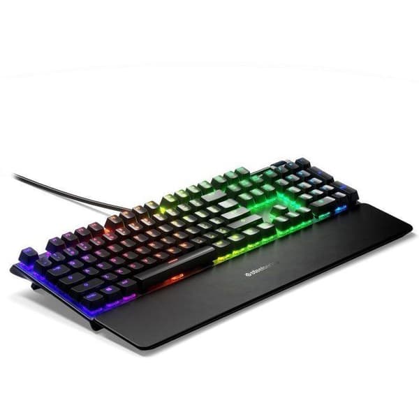 Speltangentbord - AZERTY - STEELSERIES - Apex 7 Red Switch - Med numerisk knappsats - Bakgrundsbelyst - Svart