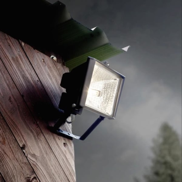 BRILLIANT - TANKO Vägglampa utomhus - svart färg - metall/glas R7s 1x400W