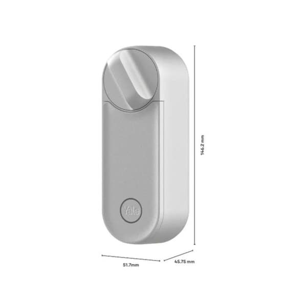 Smart lås - YALE - Linus L2 - Laddningsbart batteri - Wi-Fi - Åtkomstkontroll - Silverfinish
