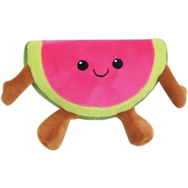 JEMINI Fruity's box med 6 mjuka plyschfrukter och grönsaker +/- 17 cm