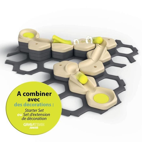 GraviTrax JUNIOR Start and Run expansionsset - Marmorkretsar - 3 åringar - 27531 - Ravensburger