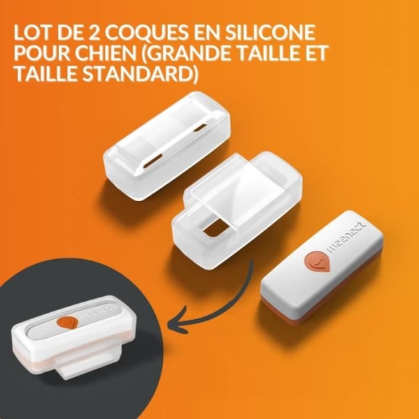 GPS Tracker for Dogs - Weenect XS (White Edition 2023)