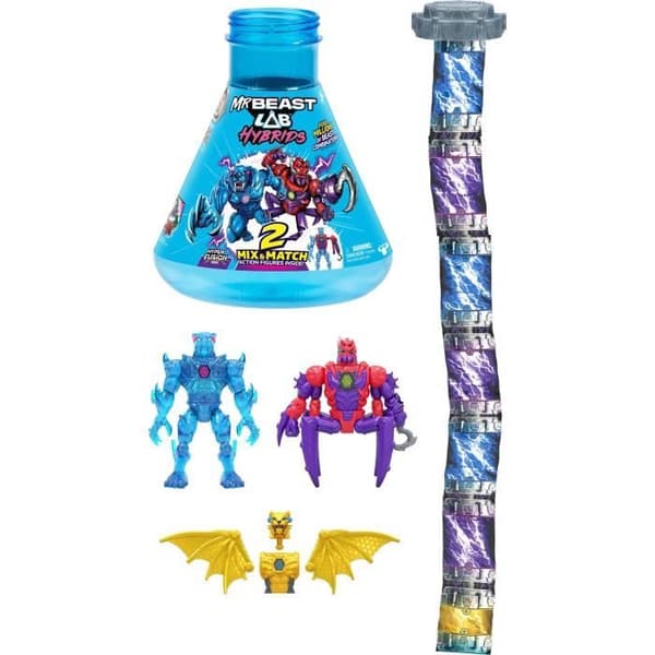 2-pack figurer - MRBEAST LAB - Mixa och matcha - Slumpmässig modell + halvfigur