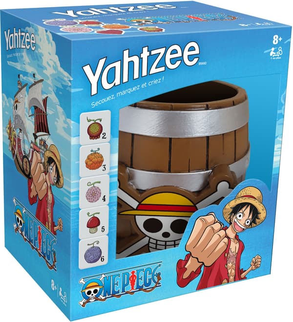 YAHTZEE One Piece - Brädspel - VINNANDE TRÄK - Ålder 8+