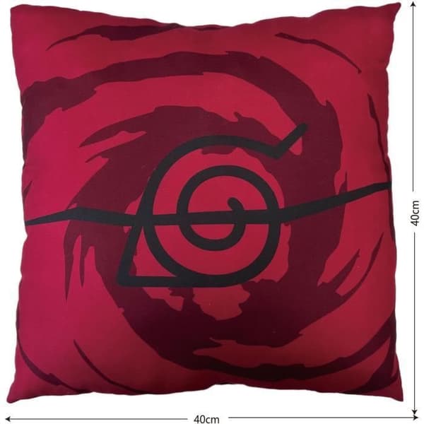 Dubbelsidig kudde - Fyrkantig - NARUTO SHIPPUDEN - Akatsuki - Mikrofiber - 40 x 40 cm