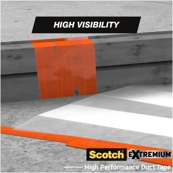 3M Universal Reparationsduk med hög synlighet - Orange - 25mx48mm