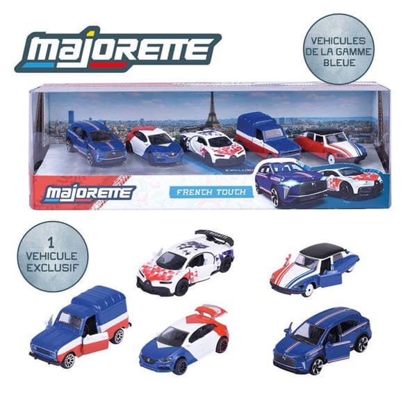 MAJORETTE - BMW 5-delat presentpaket - Från 3 år