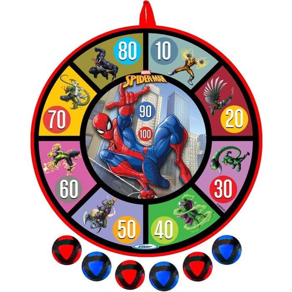 Darttavla och pilar - MARVEL - Spider-Man - Scratch - 36 cm